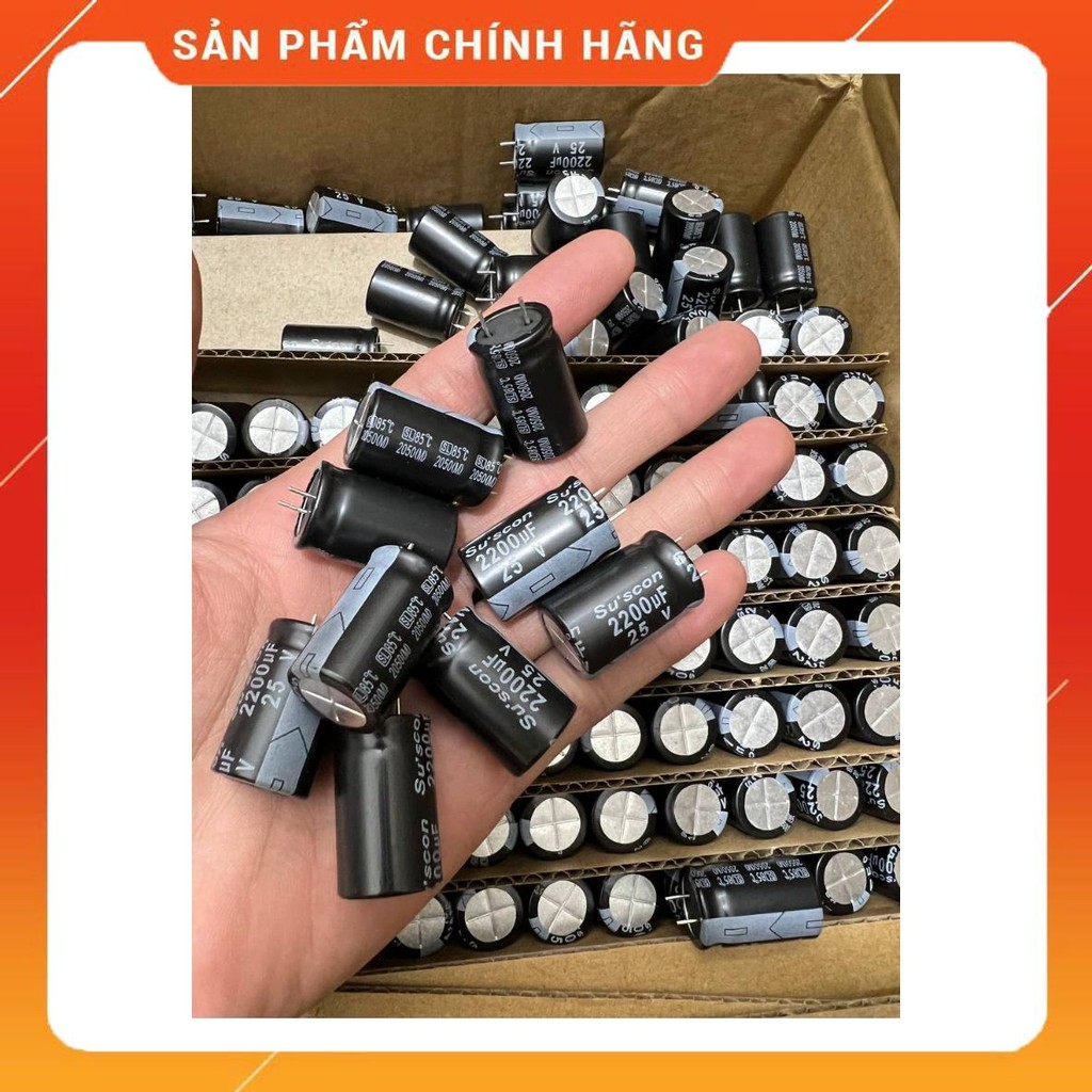 [ 20 ชิ้น ] Suscon CAPACITOR (25V 33UF, 25V 47UF, 25V 470UF, 25V 2200UF )