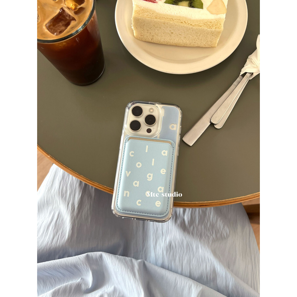 สไตล์เกาหลีสไตล์อินฤดูร้อนNiche Simpleภาษาอังกฤษแม่เหล็กผู้ถือบัตรสไตล์เกาหลีเหมาะสําหรับ16pro Apple 16ProMaxเคสโทรศัพท์iPhone16รวมทุกอย่าง14สไตล์ใหม่14Promaxป้องกันกรณี13หญิงIphone12กรณีIphone11เคส - รูปที่ 3