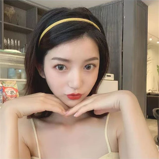 ที่คาดผมเนื้อแมตต์สีสันสดใสสำหรับเด็กผู้หญิง กันลื่น ออกแบบเรียบง่ายและทันสมัย