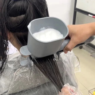 WAN MEI หวีแปรงลูกกลิ้งย้อมผม แปรงลูกกลิ้งอัตโนมัติ แปรงย้อมผม แปรงย้อมขนาดใหญ่ หวีย้อมผม-