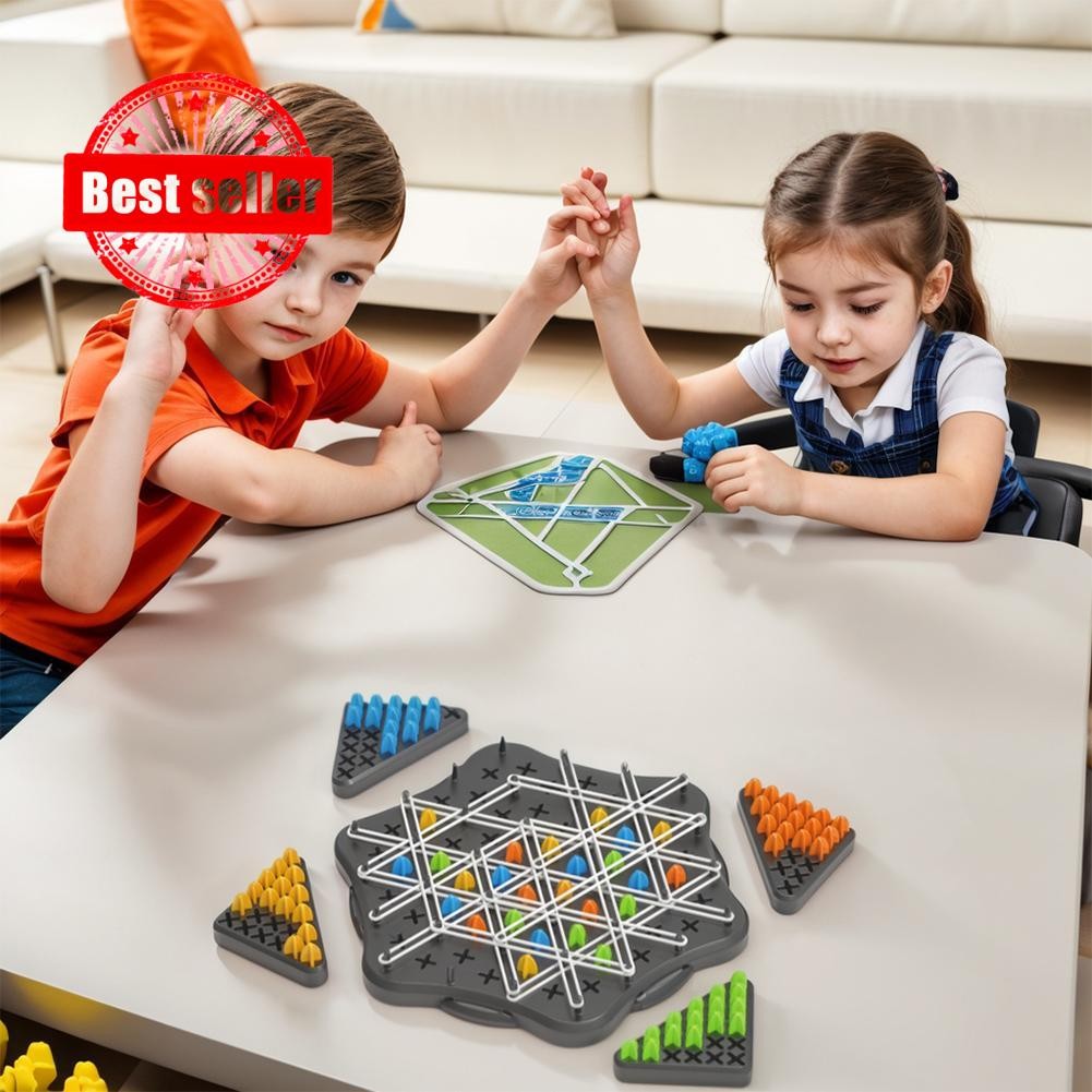 Geometry Chain Chess Rubber Band Triangle Desktop Triangle Game Desktop Interaction H9w2