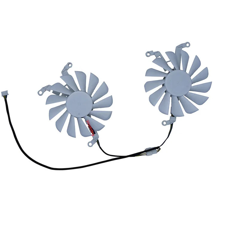 2 ชิ้น/เซ็ต,การ์ดวิดีโอพัดลม,เครื่องทําความเย็น VGA,T129215SU,สําหรับ PELADN Radeon RX 5500 XT RX550