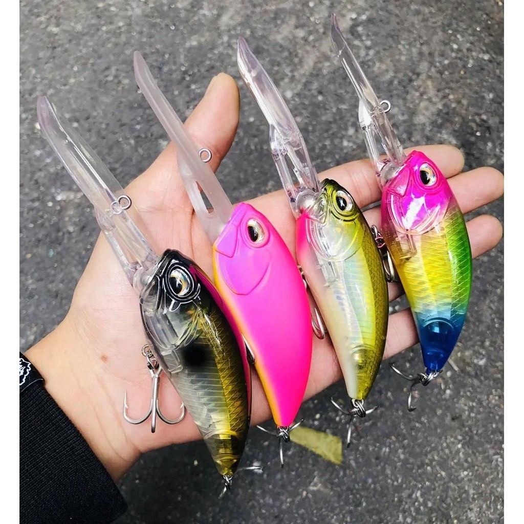 GREENSPIDER ใหม่ เครนค์เบйт 85 มม./40 กรัม สำหรับตกปลาพีค ล่อแบบว็อบบเลอร์ จำพวกมินโนว์แข็ง - รูปที่ 7