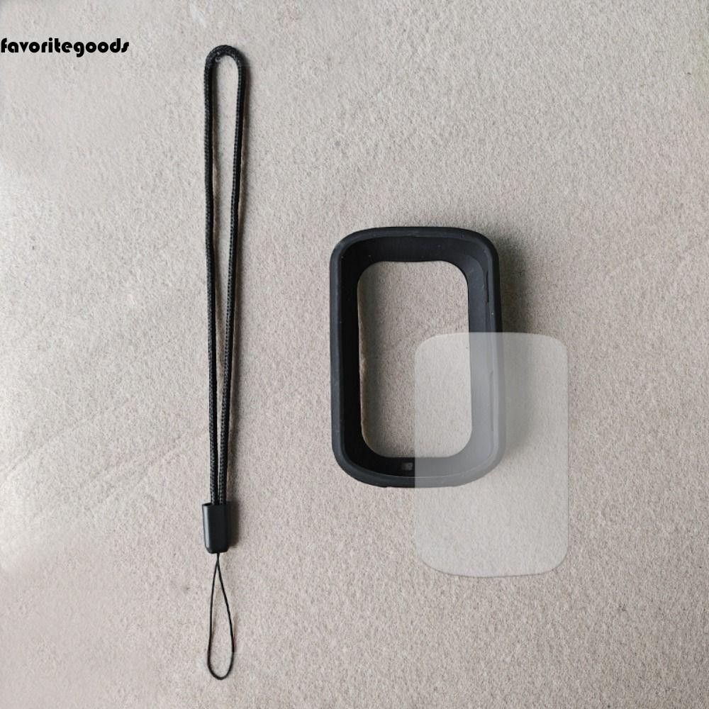 FAVORITEGOODS ฝาครอบป้องกัน,ซิลิโคนป้องกันการล่มสลายจักรยาน GPS คอมพิวเตอร์,น้ําหนักเบาป้องกันรอยขีด