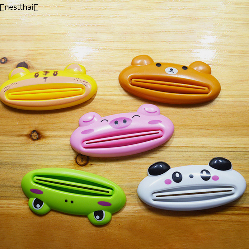 nestthai เครื่องบีบยาสีฟันรูปสัตว์น่ารัก 1 ชิ้น เครื่องบีบยาสีฟันอเนกประสงค์ เครื่องบีบยาสีฟันสไตล์เกาหลี ราคา ถูกที่สุด ดีลบีเคเค แกลเลอรีภาพที่ 9