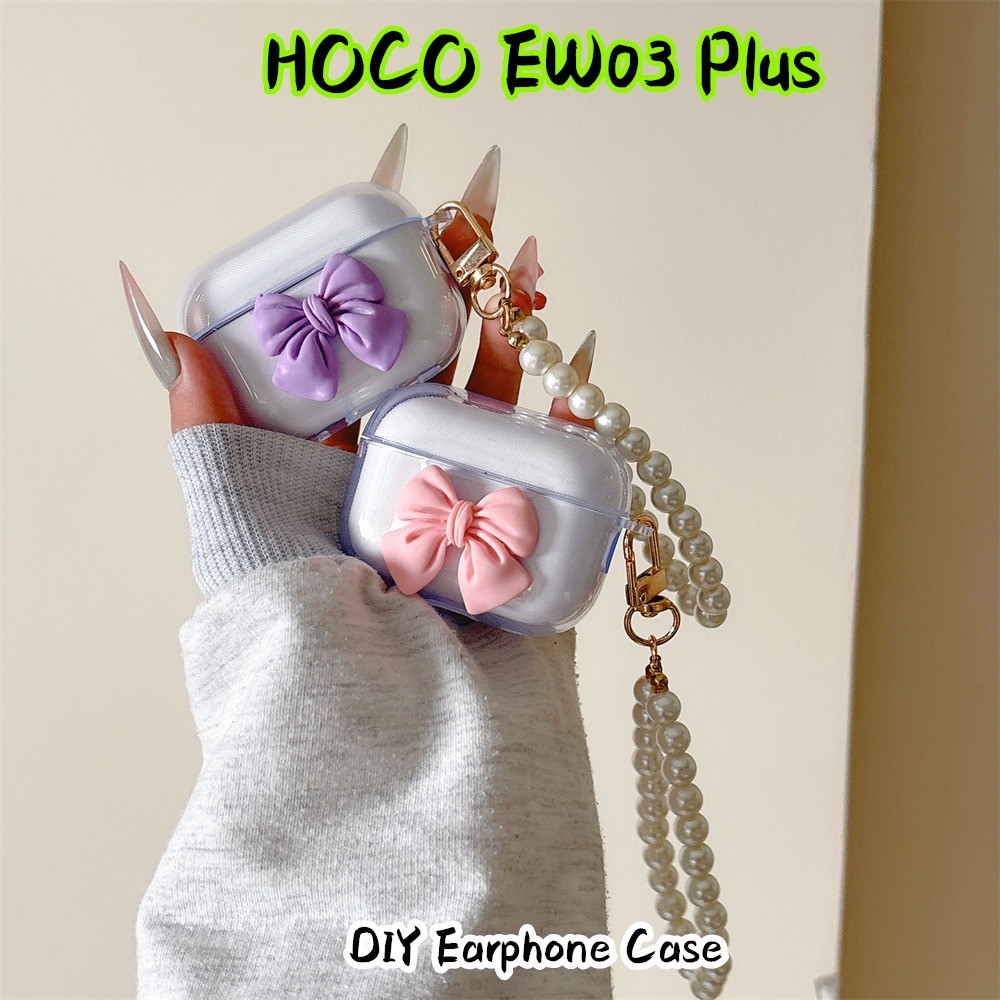 จัดหาโดยตรงสําหรับ HOCO EW03 Plus Case DIY น่ารักกุทัณฑ์ซิลิโคนอ่อนนุ่มหูฟังกรณีปลอก NO.3