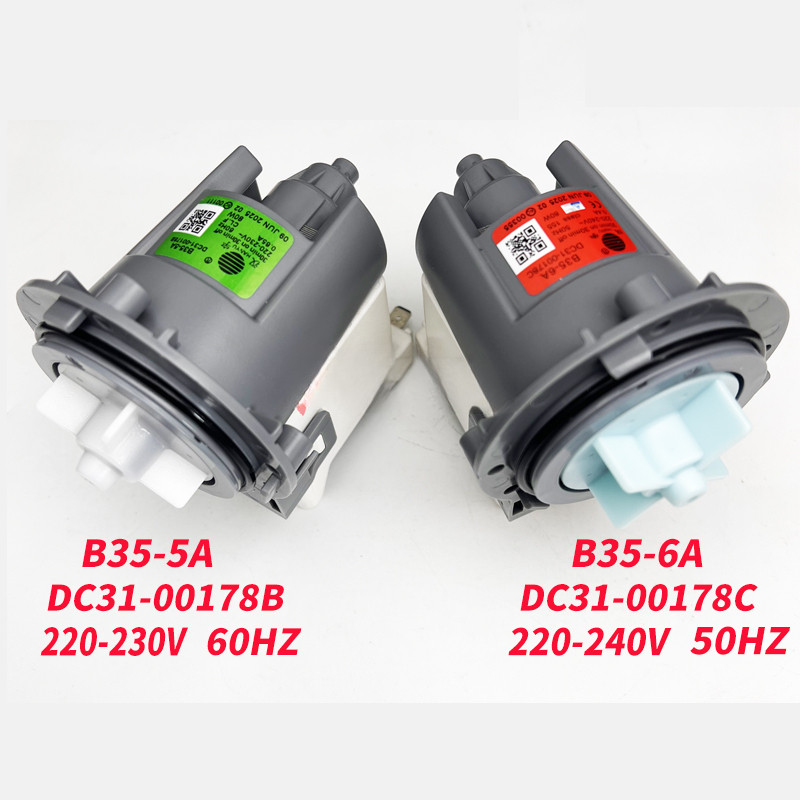 Samsung เครื่องซักผ้าถังซักยี่ห้อปั๊มท่อระบายน้ํา B35-5A ท่อระบายน้ํา Motor00178C/B Hanyu B35-6A pxc