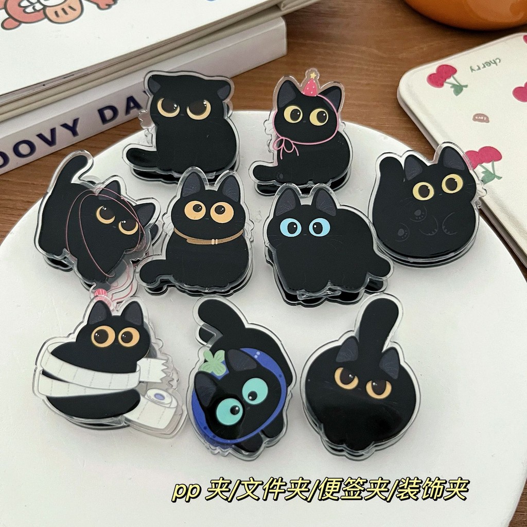 อิน สัตว์การ์ตูนตกแต่ง ของขวัญคลิปปิดผนึก แมวหน้าคลิปเก็บขนมขบเคี้ยว น่ารักเล็กๆน้อยๆของขวัญ