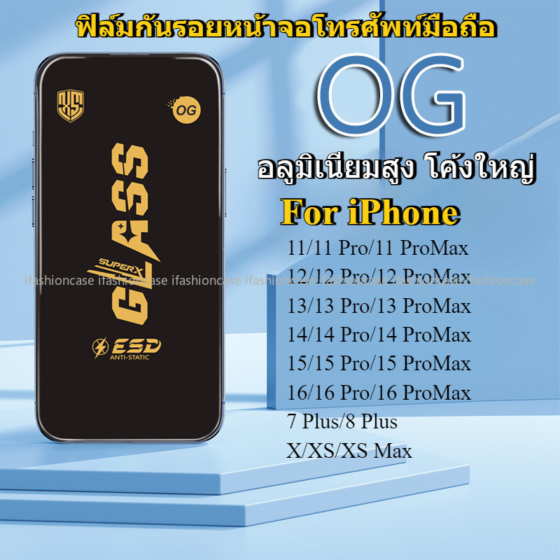 ฟิล์มกันรอยหน้าจอ For iPhone 13 11 17 pro max Case iPhone 11 15 16 pro max 14 12 pro max 6 7 8 Plus XR XS Max SE HD