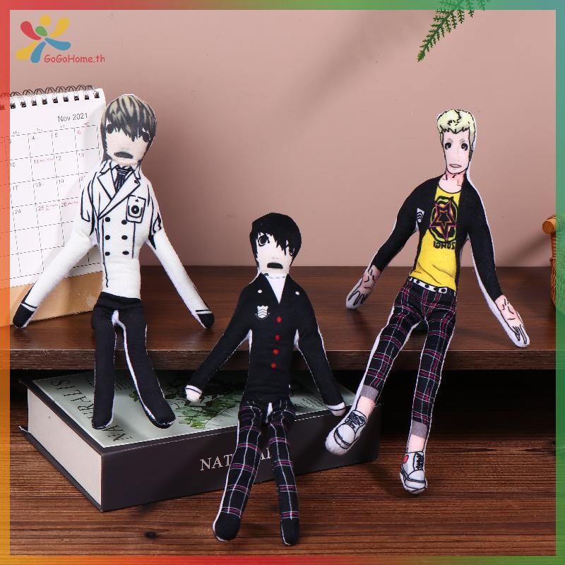 GOGO เกม Persona Cosplay ตุ๊กตา Ammiya Ren Ryuji Sakamoto Akechi Goro คอสเพลย์ตุ๊กตาผ้าฝ้าย Twistabl