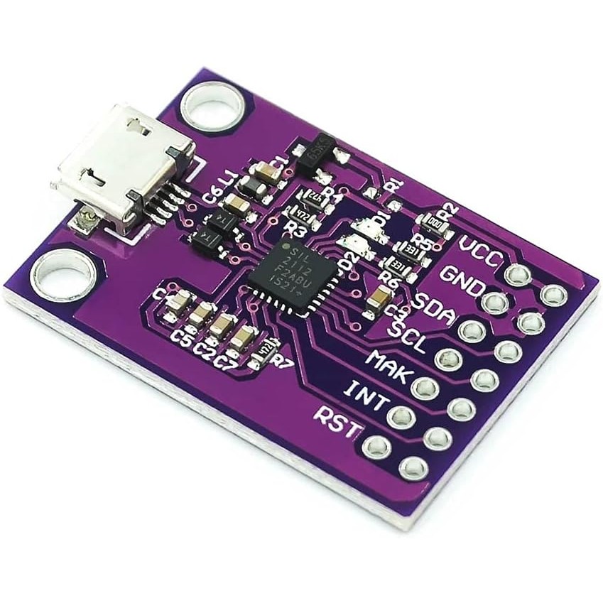 MCU-2112 CP2112 Debug Board USB to I2C โมดูลการสื่อสาร Eประเมินบอร์ด JDUE