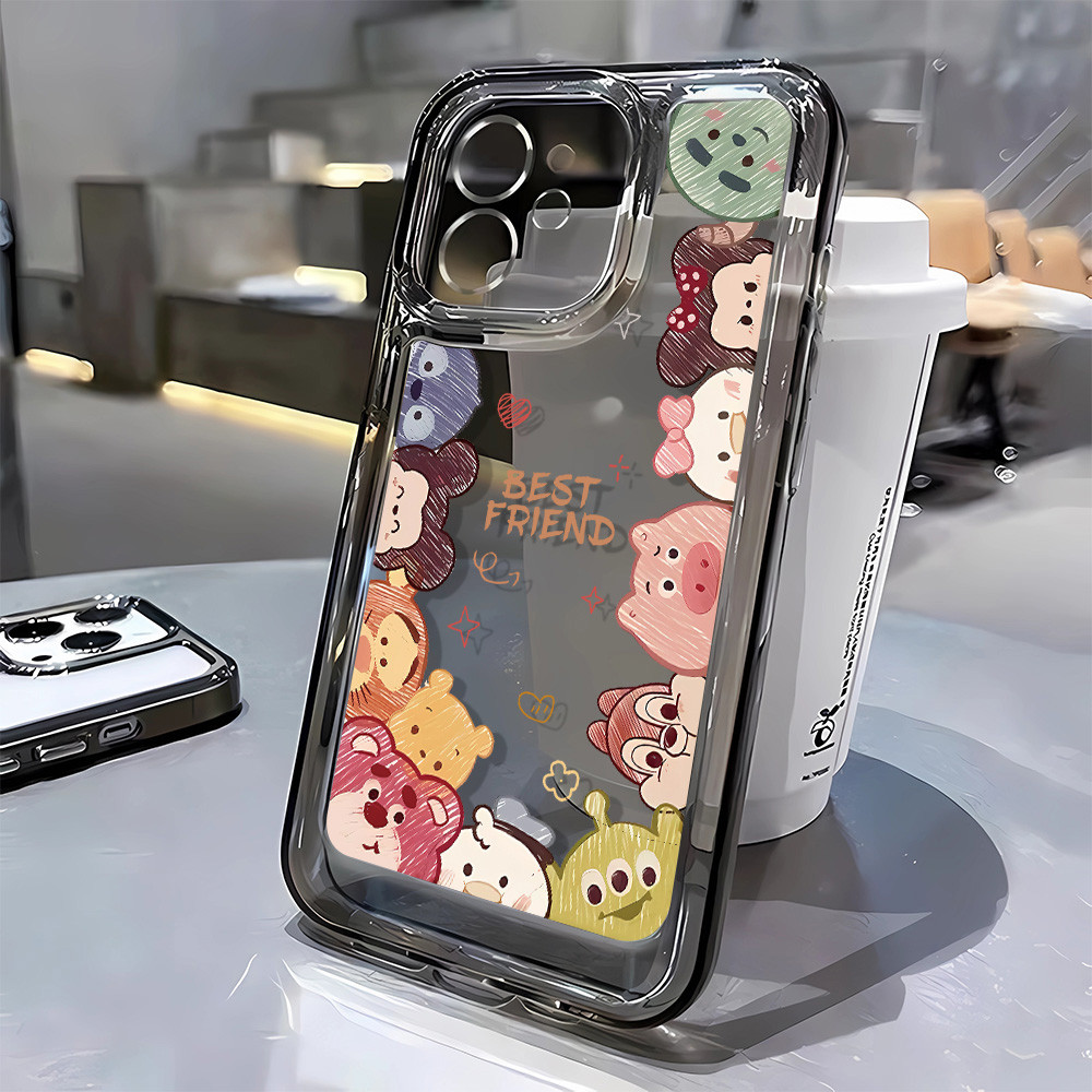 3 in1Probe สัตว์โปร่งใสสําหรับ OPPO K12X K9S K12 K12S K13 Turbo เคสโทรศัพท์กันกระแทก FELN RD9Y