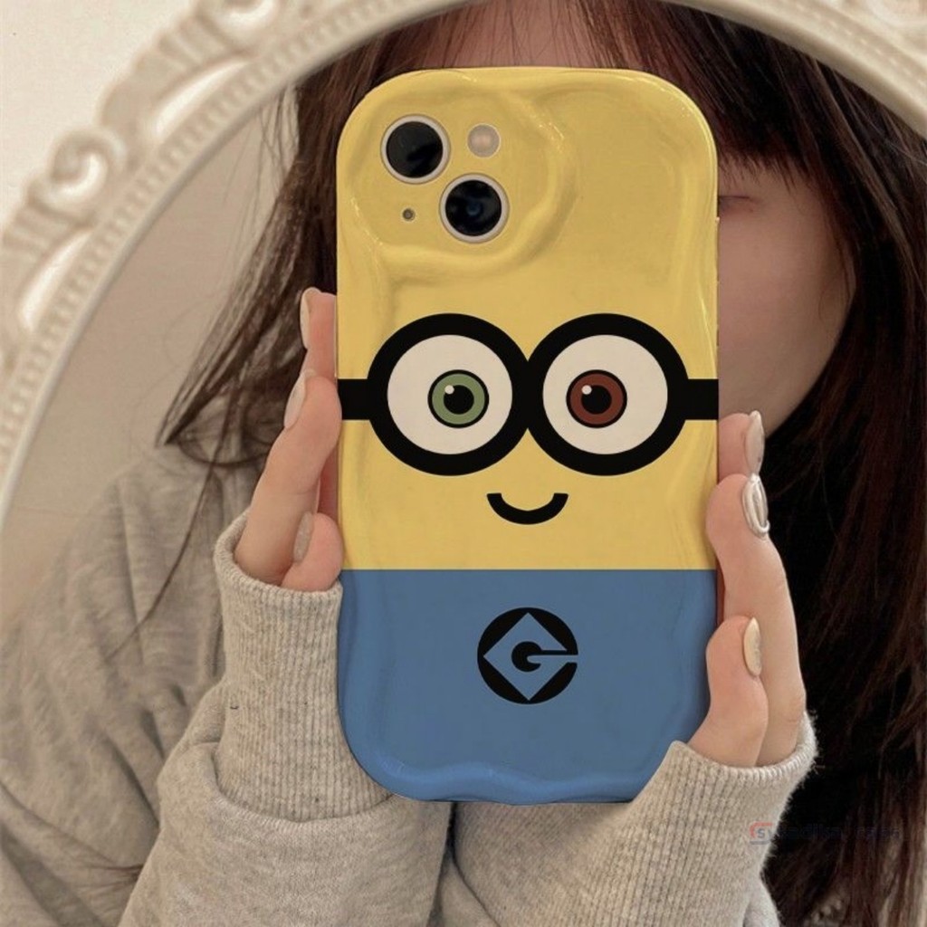 เคสไอโฟน การ์ตูนมินเนี่ยน สำหรับ IPhone 11 15 16 13 12 14 Pro Max XR 7 8 15 Plus เคส IPhone เคสไอโฟน 13 11 16 15 CE1821