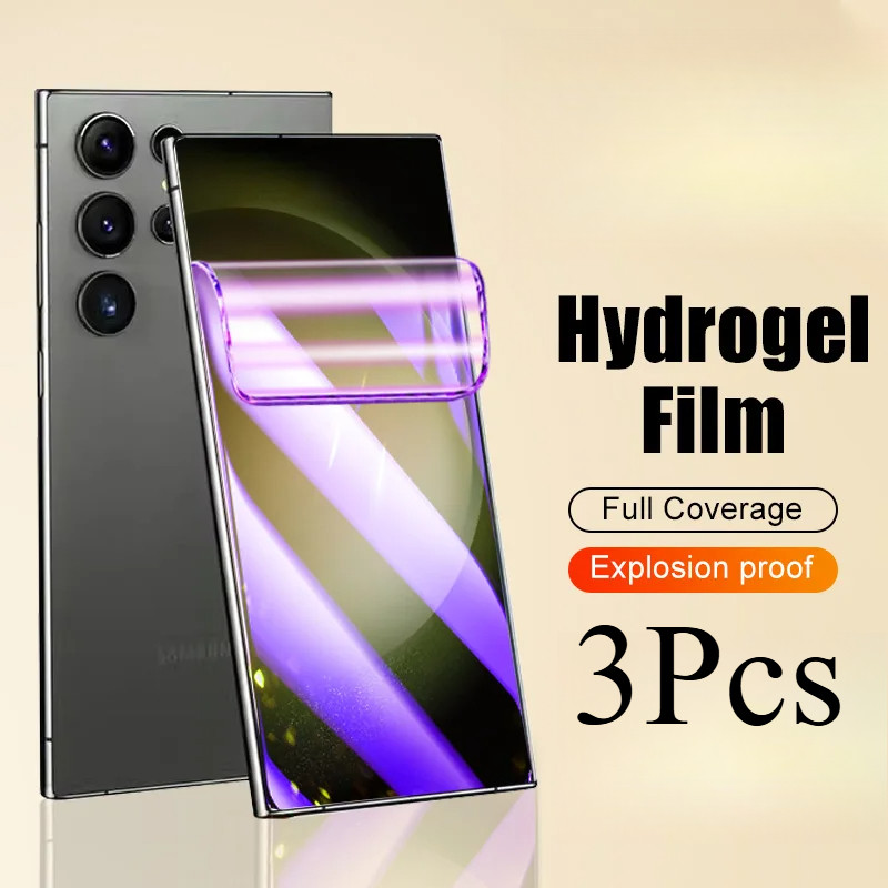 3 ชิ้น Anti Blue Light Hydrogel ฟิล์มสําหรับ BLU Bold N1 N2 N3 C7 C7X F91 F92e S91 Pro ไม่ใช่แก้ว