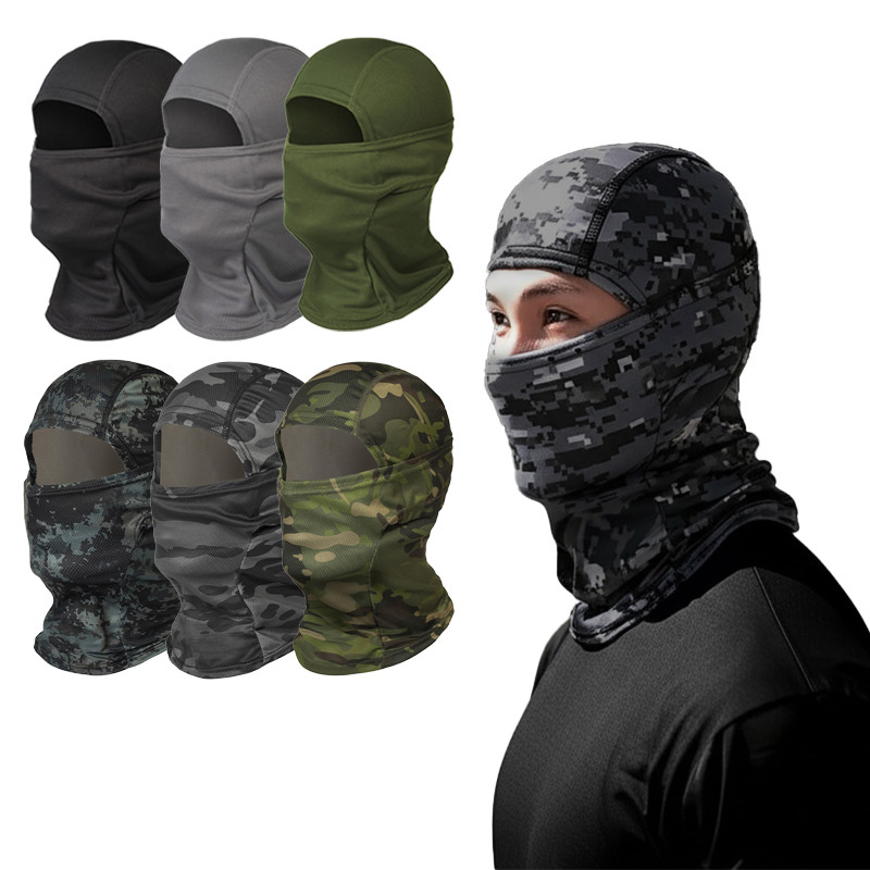 Balaclava หน้ากากแบบแบนดาน่า สำหรับขี่จักรยานและกิจกรรมกลางแจ้ง หมวกกันแดด UV ระบายอากาศได้ดี มีรูสำหรับแว่นตา