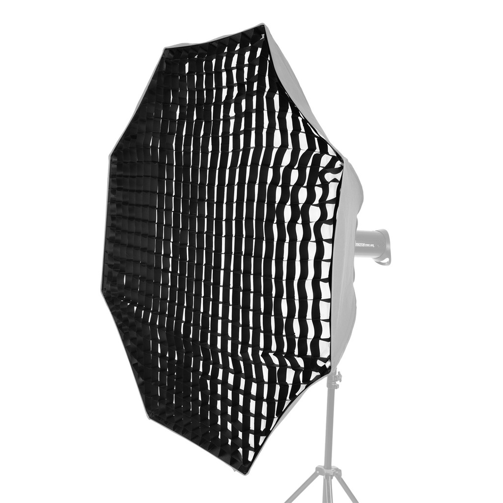140 ซม./ 55in การถ่ายภาพ Octagon Softbox Grid Black Honeycomb Grid Softbox Reflector Portrait ผลิตภั