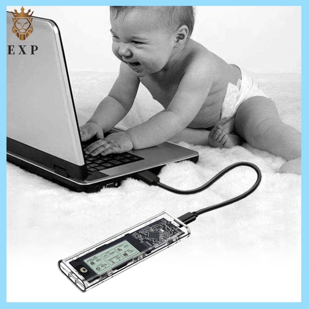 [explosion1.th] M.2NVME/NGFF การตรวจจับสุขภาพดิจิตอลอัจฉริยะ Stable Transit Typc3.2 กล่องใส่ฮาร์ดไดร