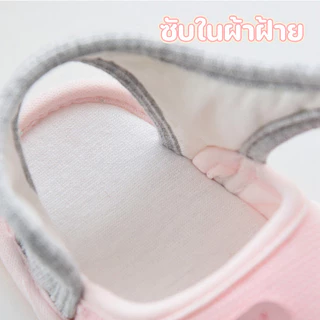 COD รองเท้าเด็กฤดูร้อน รองเท้าแตะเด็กวัยหัดเดิน ผ้าฝ้ายระบายอากาศได้ดี เหมาะสําหรับอายุ 0-1 ปี