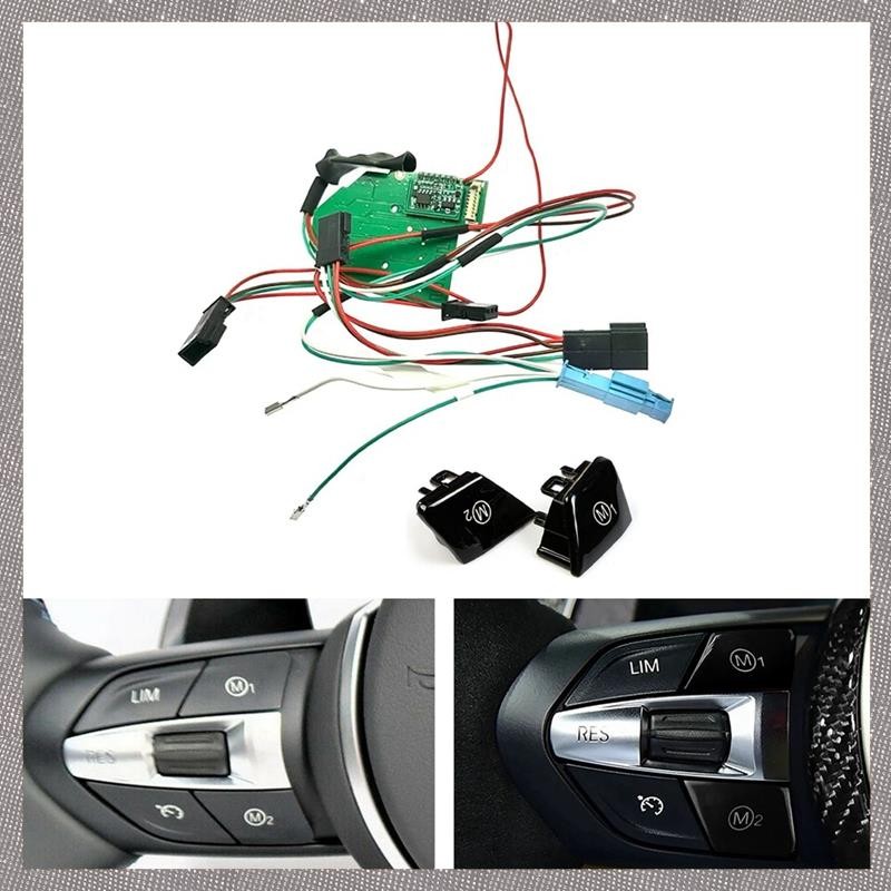 [MLO] M1 M2 Sport พวงมาลัยปุ่มโมดูลสําหรับ F10 F20 F22 F30 F32 F2 F26 F15 F26 M3 M5 550D M328 อุปกรณ