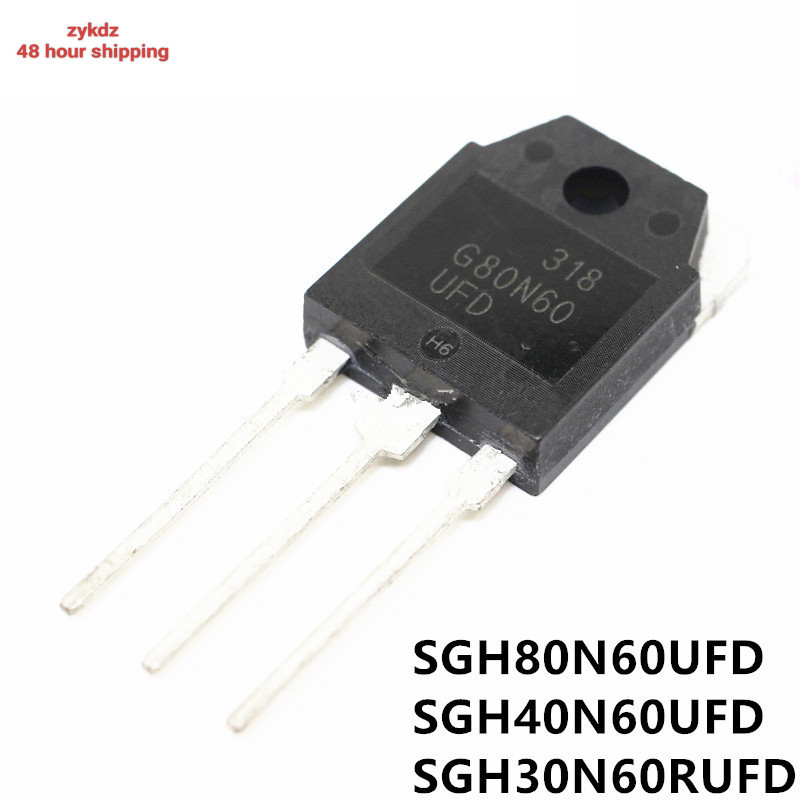 สินค้าใหม่ 5 ชิ้น SGH80N60UFD TO-3P SGH80N60 TO-247 G80N60 80N60 G80N60UFD SGH30N60RUFD SGH40N60UFD 