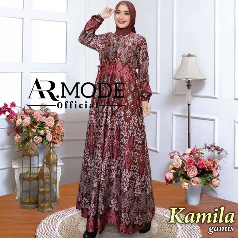 Kamila Series Gamis Size M - 6L ล่าสุด