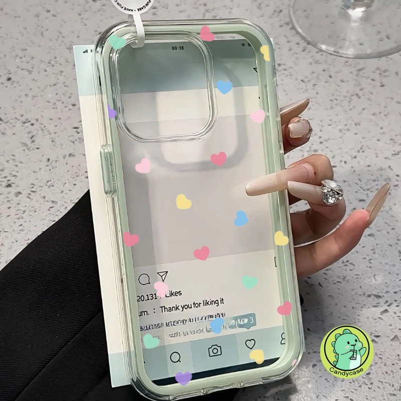 2 in 1 เคสโทรศัพท์สําหรับ OPPO Reno 14 13 11 9 Pro 8T 8Z 7Z 8 7 Lite 6 5 5K หรูหราน่ารัก Love Heart 