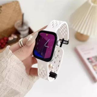 สายรัดซิลิโคนแม่เหล็ก for Huawei Watch Fit 5 4 3 / 5 4 Pro สายยางกีฬาเปลี่ยนสายหายใจ for สมาร์ทว็อช Huawei Fit 4 3