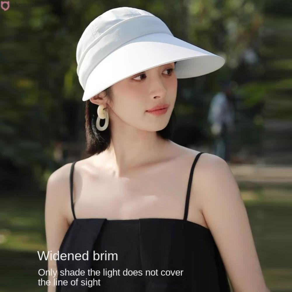 CLEMMENT หมวกกันแดดน่ารักสำหรับผู้หญิง ปรับปีกได้ ใส่แล้วเย็นสบายในฤดูร้อน ปกป้องจาก UV