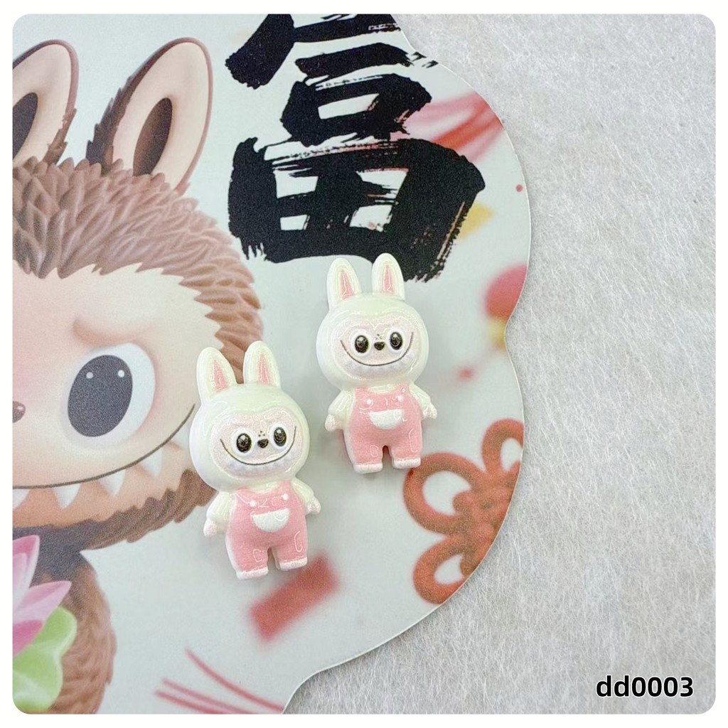 พวงกุญแจแบบแนวตั้ง ทำจากอะคริลิกและลูกปัด การ์ตูนน่ารัก สำหรับสร้อยข้อมือหรือกระเป๋า - รูปที่ 5