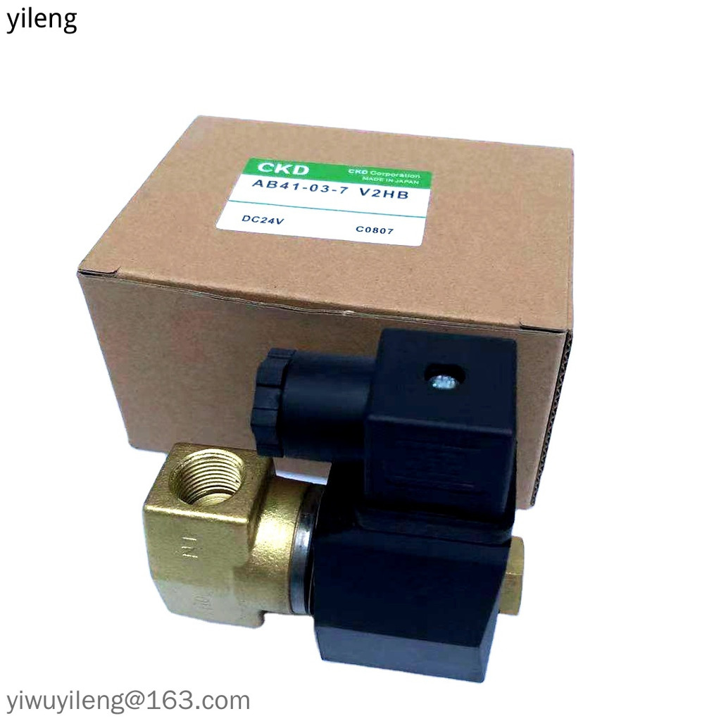 CKD โซลินอยด์วาล์ว AB41-03-4 AB41-03--5-6-7-8-02E-03A-E2E-AC220V-DC24V