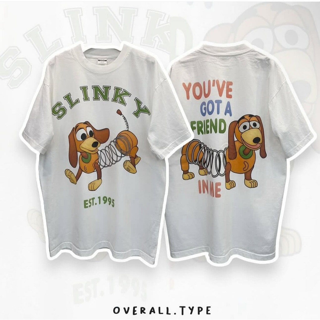 เสื้อยืดลายอนิเมะ Toy Story ผ้าฝ้าย 100% คอลเล็กชันใหม่ ทรงคลาสสิกสำหรับทุกวัน ไซส์ S-5XL