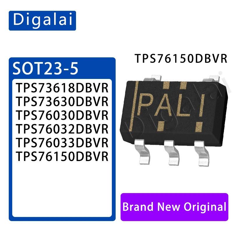 1-5PCS TPS76150DBVR TPS73630 TPS76030 TPS76032 TPS76033 TPS73618 SOT23-5 LDO Linear regulator ชิป