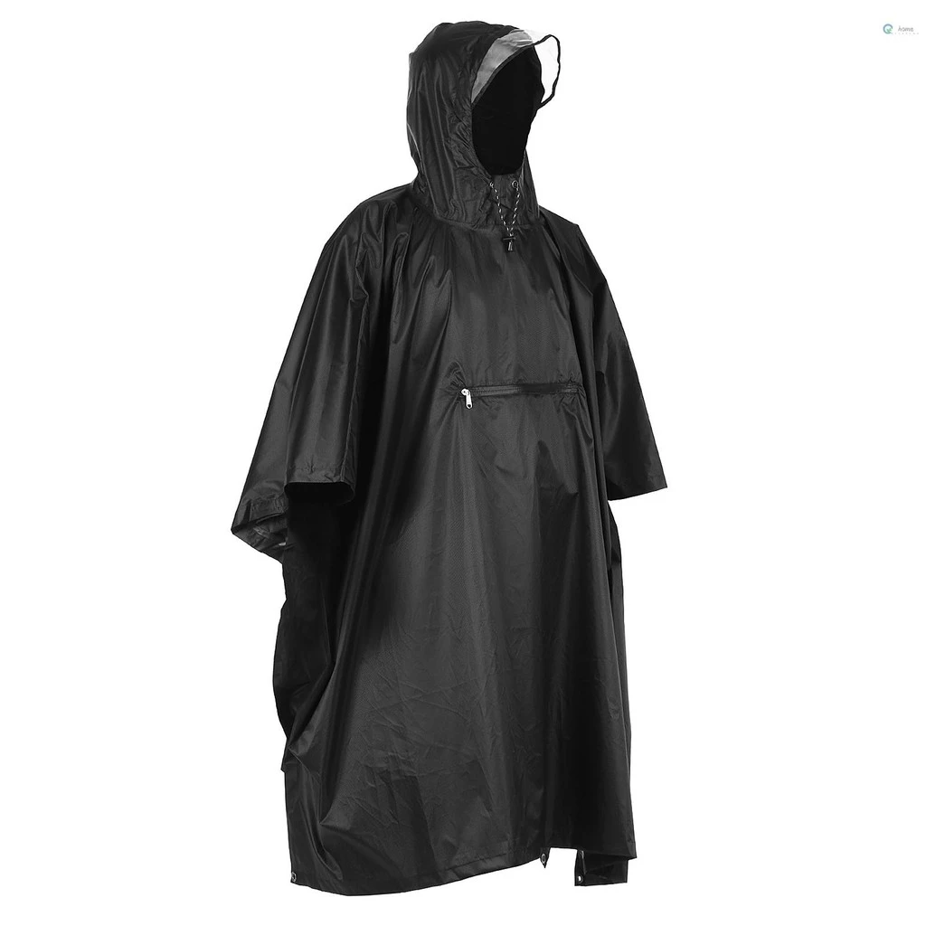 LIXADA เสื้อปอนโชกันน้ำ เสื้อกันฝนสำหรับตั้งแคมป์เดินป่าตกปลา thumbnail 7