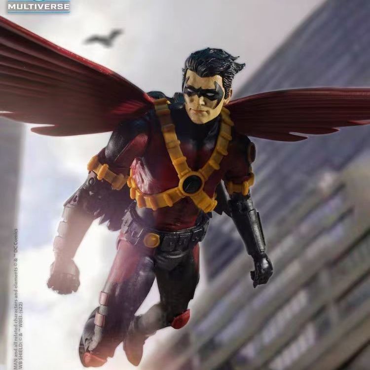 Mcfarlane DC ใหม่ 52 Red Robin Red Robin ของแท้ Mcfarlane 23 ซม.