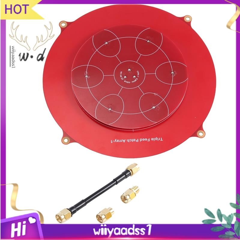 wiiyaadss1.ph150mm Triple Feed Patch Antenna 5.8GHz 14DBi Pagoda Array FPV เสาอากาศสําหรับ RC Drone