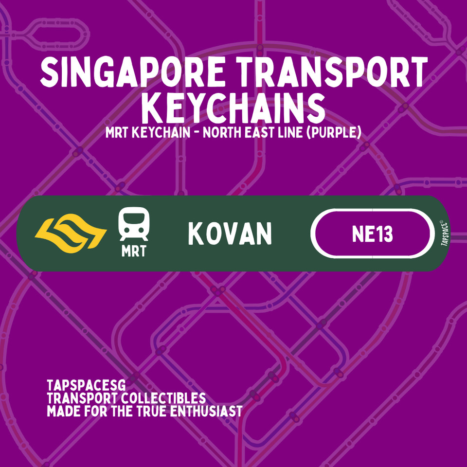 พวงกุญแจสถานี Kovan MRT