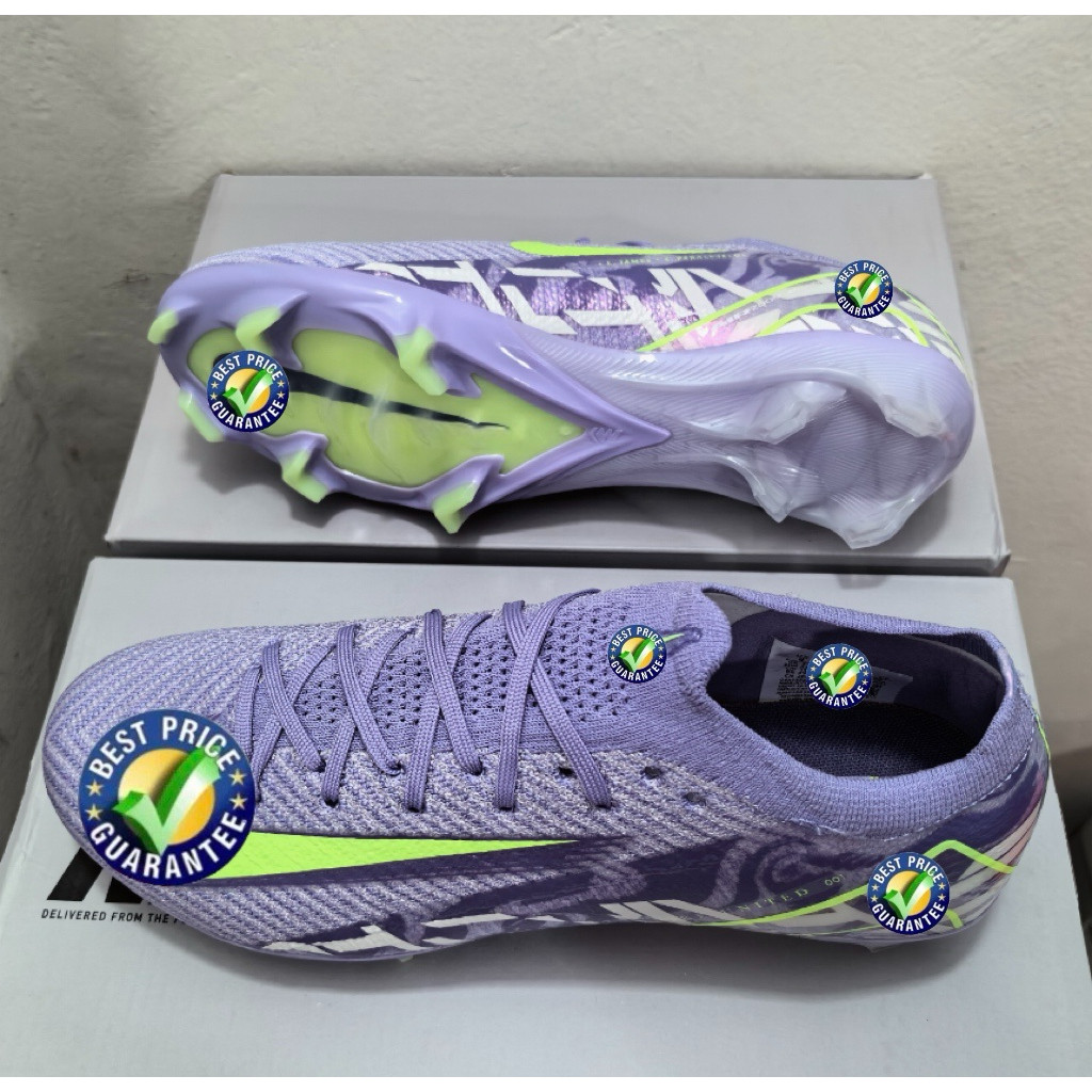 รองเท้าฟุตบอลสีม่วง รุ่นใหม่ ใส่ได้ 39-45 ทนทาน