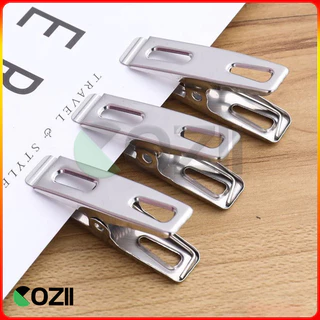 กิ๊ฟหนีบผ้า คลิปหนีบผ้า ตัวหนีบผ้าสแตนเลส stainless steel clothespin แพ็ค 20 ตัว