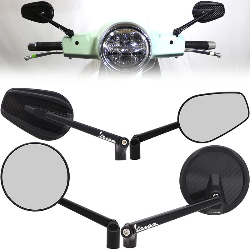 สําหรับ  Universal GTS300 LX125 GTV300 GTS 300 S 150 s125 อุปกรณ์เสริมรถจักรยานยนต์กระจกกระจกมองหลัง