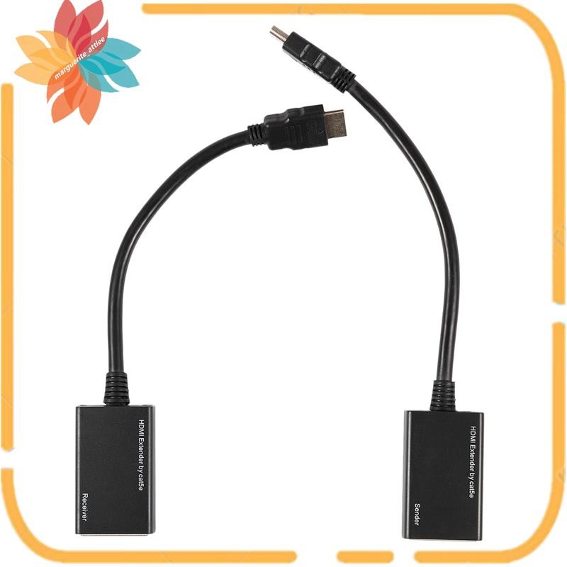 Over RJ45 CAT5e CAT6 UTP LAN Ethernet Extender Repeater 1080P 3D ถึง 100ft