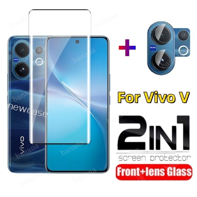 2in1 3Dโค้งกระจกนิรภัยสําหรับInfinix GT 50 Pro GT50Pro 50Pro GT50 Pro 50Pro InfinixGT50Pro X6891 5Gด้านหลังกล้องเลนส์ป้องกันหน้าจอกระจกป้องกันฟิล์ม