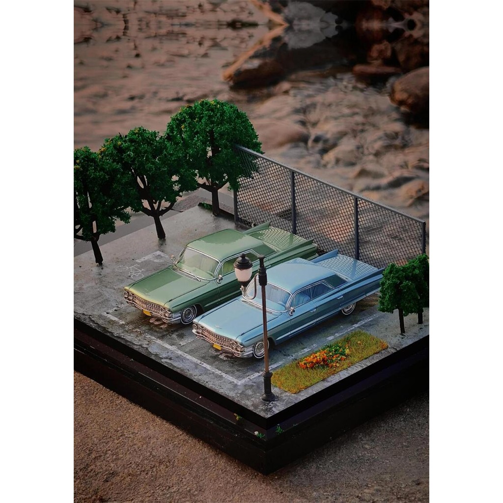 MK Miniatures 1:64 1962 Sedan Deville Limited666 รถโมเดลDiecast