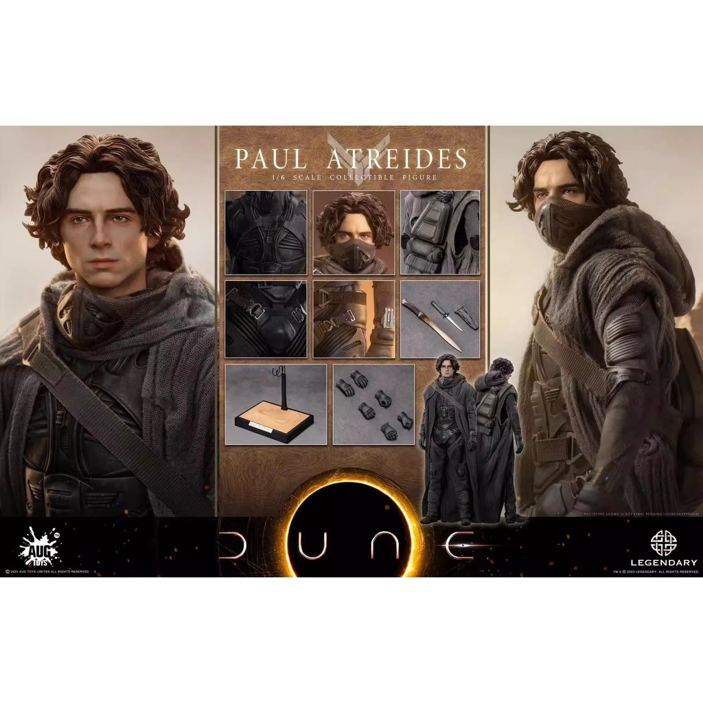 [Collection Boutique] พร้อมสต็อก AUG TOYS ของแท้ที่ได้รับอนุญาต Dune 1/6 DL003 ชุดกลั่น Paul Etridi