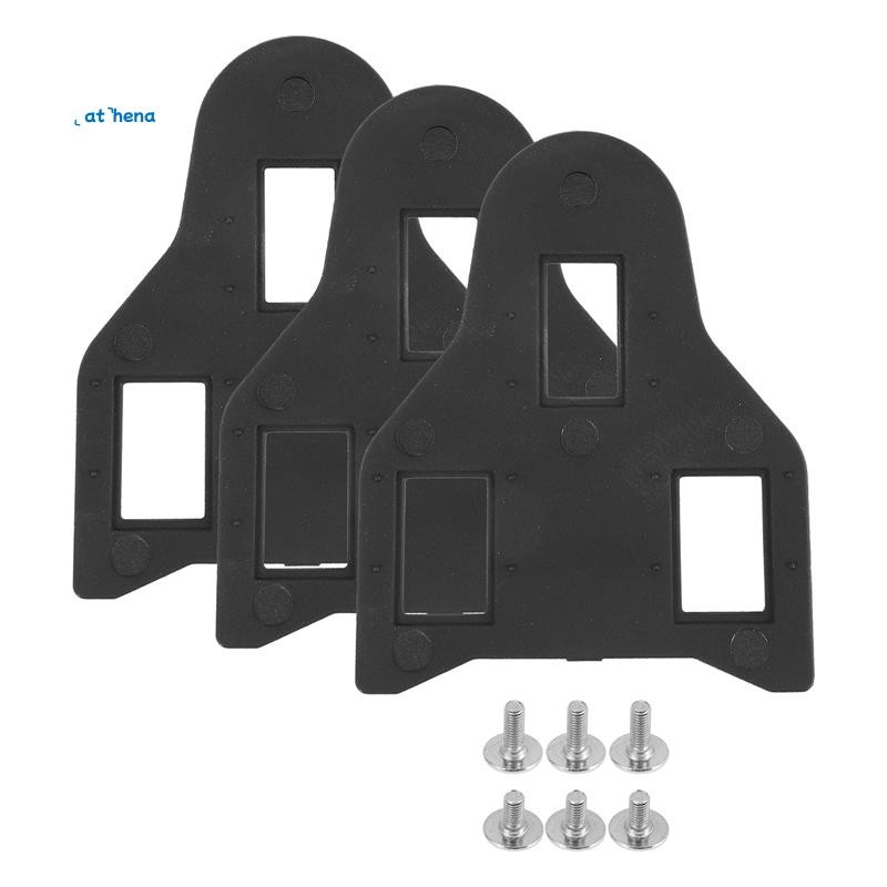 ปะเก็นเพลาเหยียบ Athena55 Road Bike Lock สำหรับรองเท้าขี่จักรยานและคลีต