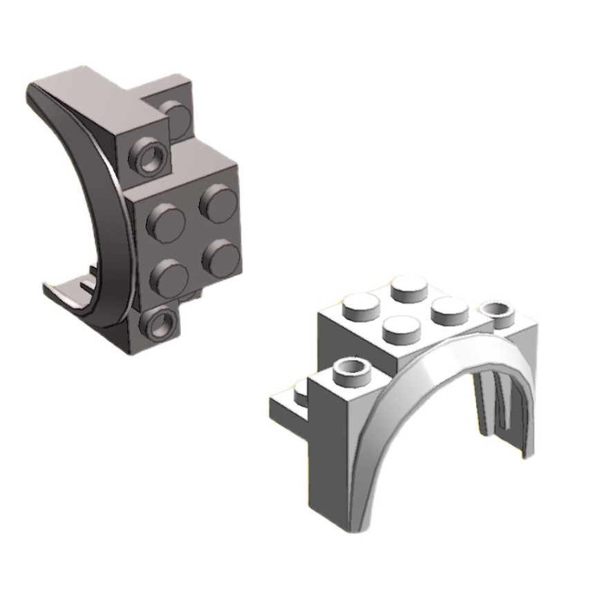 Combo of 2 Assembly Accessories Joint Code 18974 (สีดํา)