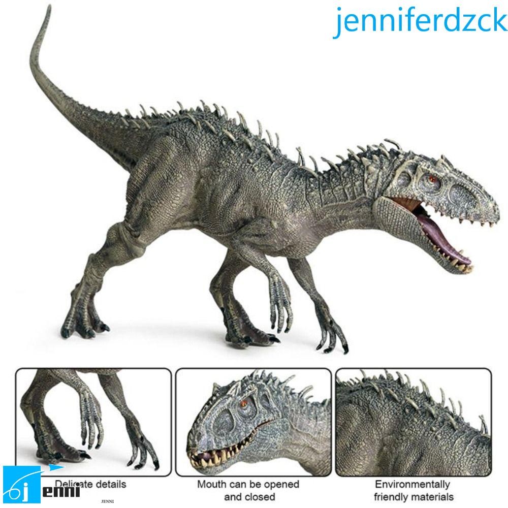 JENNIFE ไดโนเสาร์ Action Figure, Movable Jaw Tyrannosaurus ไดโนเสาร์ของเล่น,ของขวัญวันเกิดก่อนประวัติศาสตร์ตุ๊กตา PVC Jurassic Spinosaurus ตุ๊กตาของเล่นเด็ก