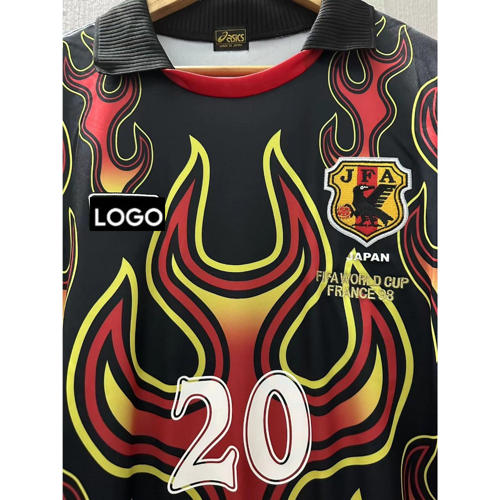 1998 ญี่ปุ่นผู้รักษาประตู KAWAGUCHI Home Retro Football Jersey แขนยาวสำหรับคนรักฟุตบอล - Terry66