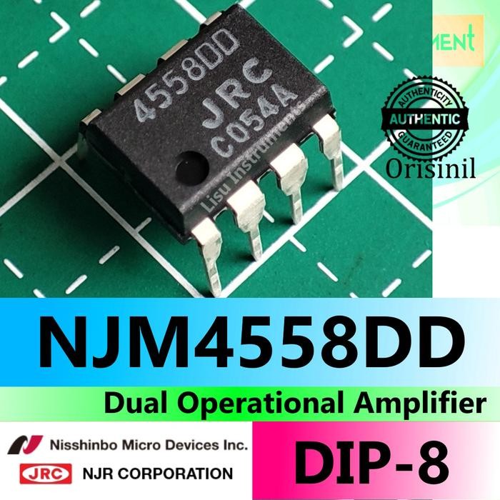 NJM4558DD Dual Operational Amplifier 4558DD DIP-8 JRC Nishibo Original