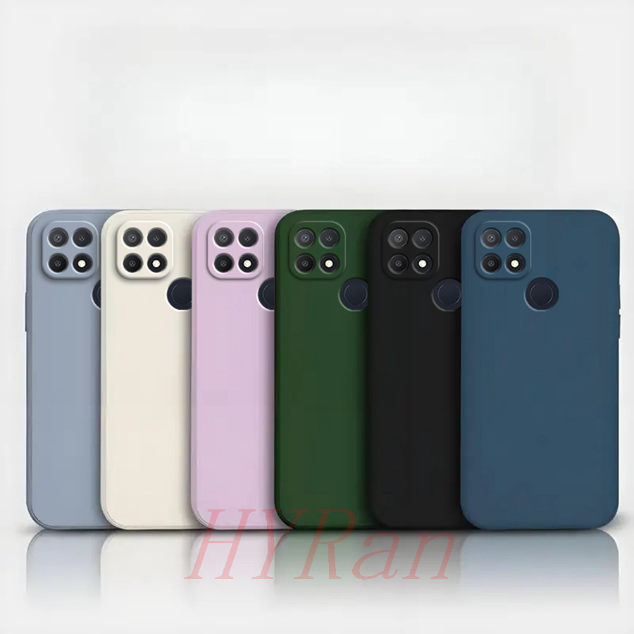 OPPO A15 A15S เคสโทรศัพท์ซิลิโคนสีทึบ YT