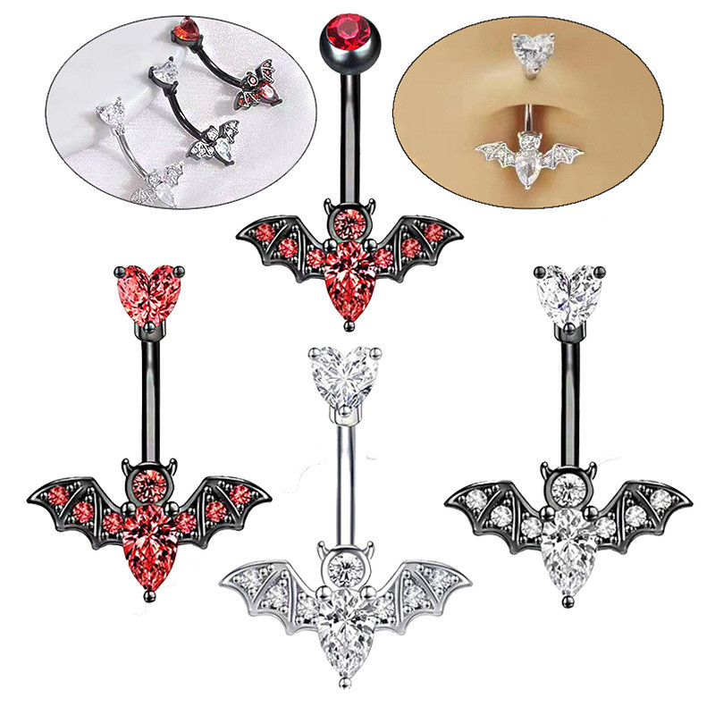 😍จิวสะดือแบบหนีบ😍แบบเจาะใส่ได้ทั้ง2แบบ สแตนเลส แฟชั่นสําหรับผู้หญิง เจาะ สไตล์เกาหลี เครื่องประดับแฟชั่น - รูปที่ 3